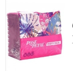 Rose pattle party pack tissue 