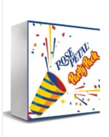 Rose pattle party pack tissue white 