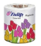 Rose Pattle tulip Roll White 