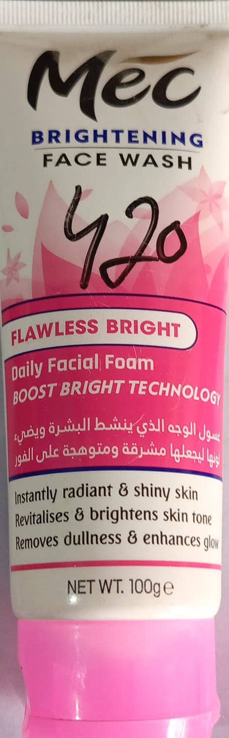 Mec Brightening Face wash 