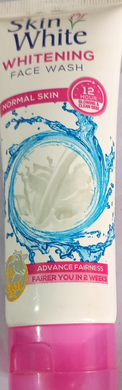 Skin white face wash