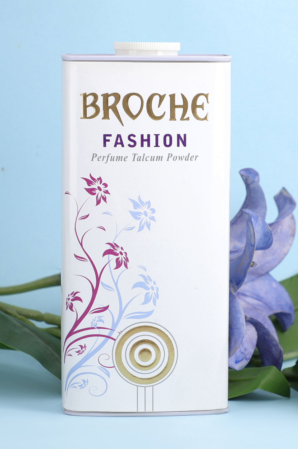 Broche talcum powder 