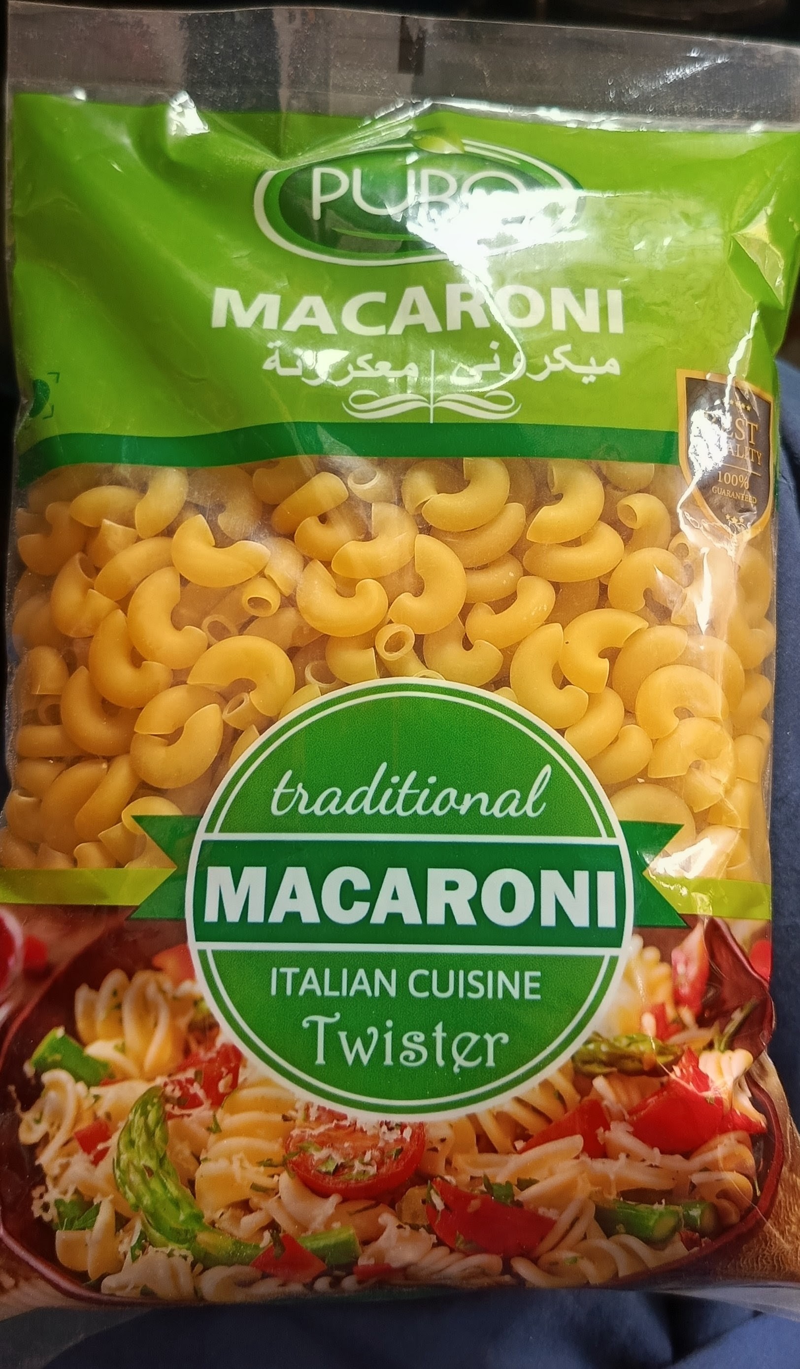 Macroni Elbow shape